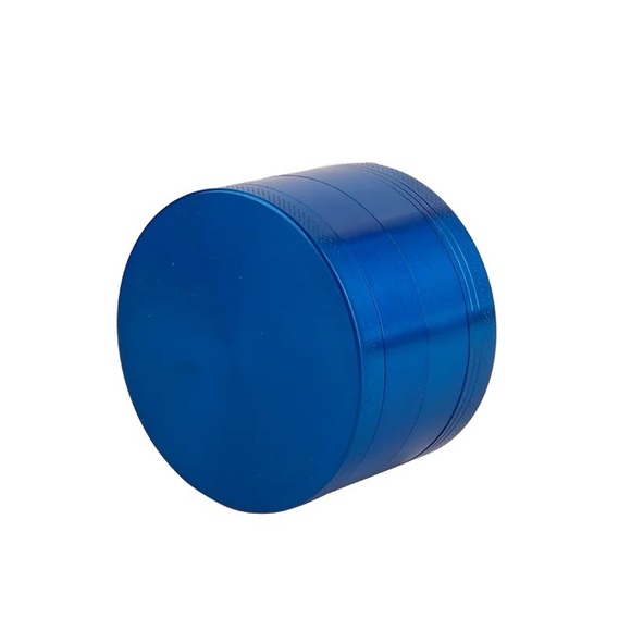 None Other - Blue 4 Parts Hand Grinder, Spice and Mills Shradder Strong Grip Grinder